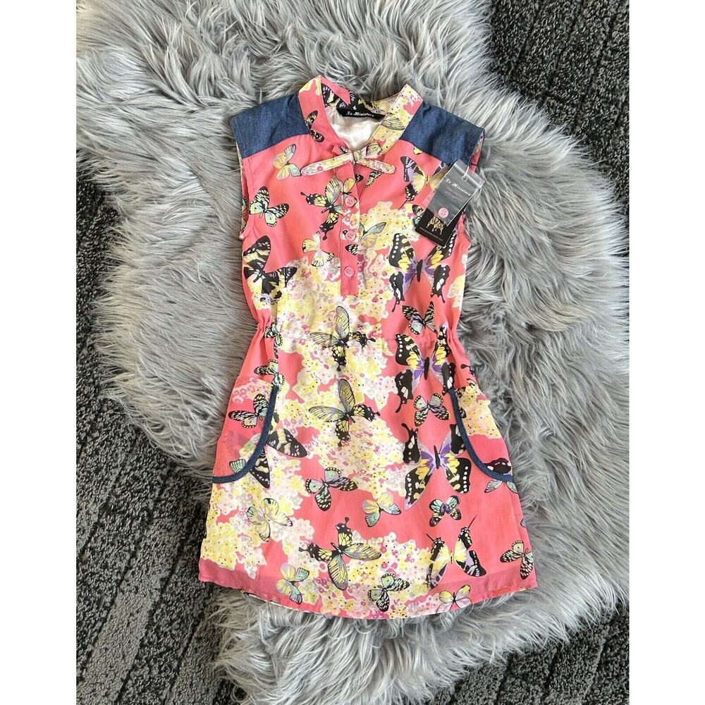 La Miniatura Butterfly Girls DESIGNER Dress Size‎ 4 (MSRP $118)